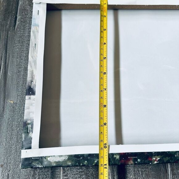 Farmhouse Cow Horse Sheep Christmas Holiday Winter Portrait Wall Decor - Picture 3 of 3